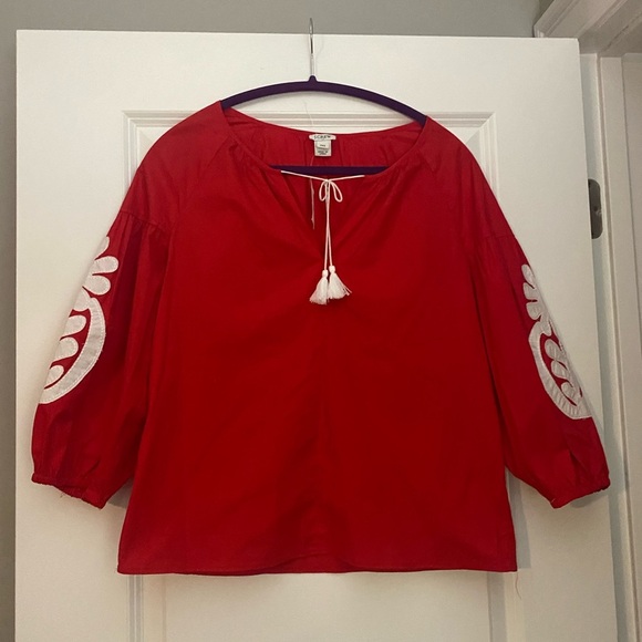NWT J. Crew V Neck Tunic Top Size XXS-Fit up to a small - Picture 1 of 6